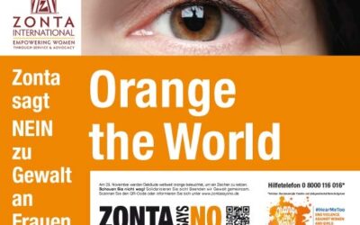 ZONTA sagt NEIN! – Leuchtzeichen gegen Gewalt an Frauen!